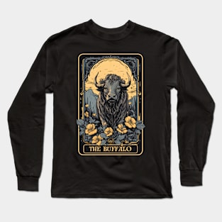 Buffalo Tarot Card, The Buffalo Long Sleeve T-Shirt